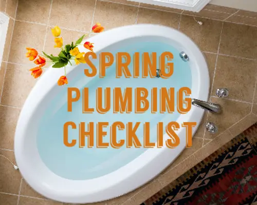 Spring Plumbing Checklist