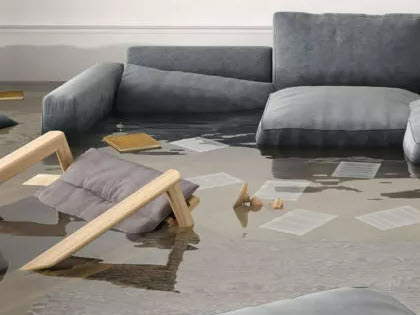 flooded basement